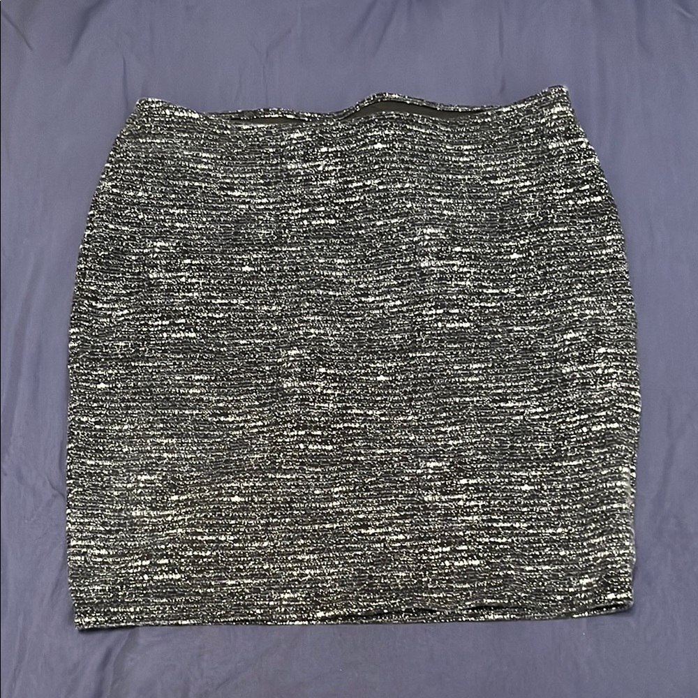 Old Navy Black and White Pencil Mini Skirt